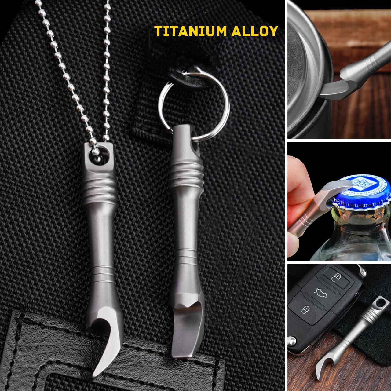 Keychain Multi Tool - Tc4 liga de titânio pé de
