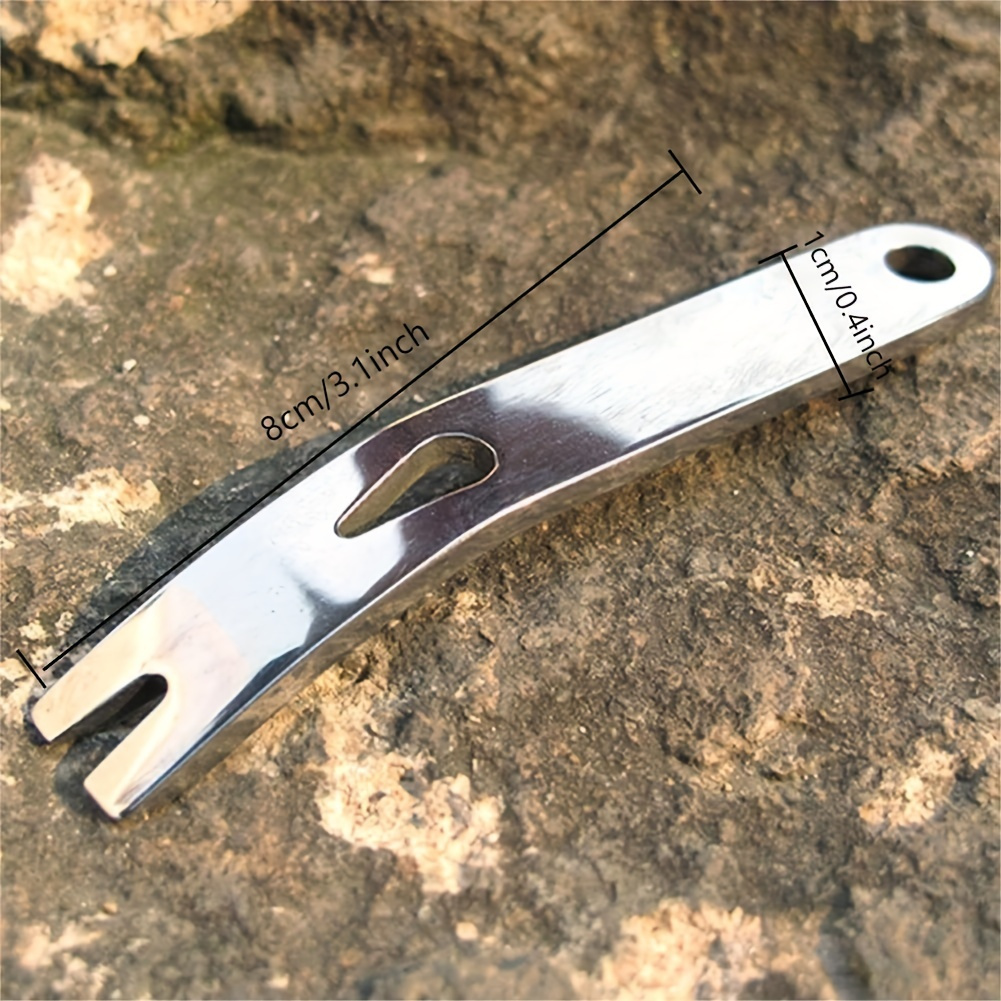 Keychain Multi Tool - 1pc mini manivela pé de cabra,