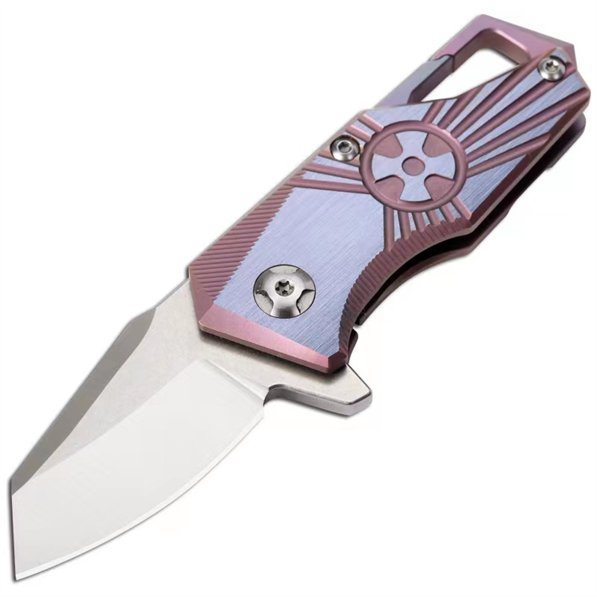 Keychain Multi Tool - Liga de titânio mini faca m390