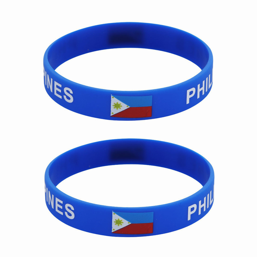 Men'S Accessories Philippines - Pulseira de silicone com bandeira das