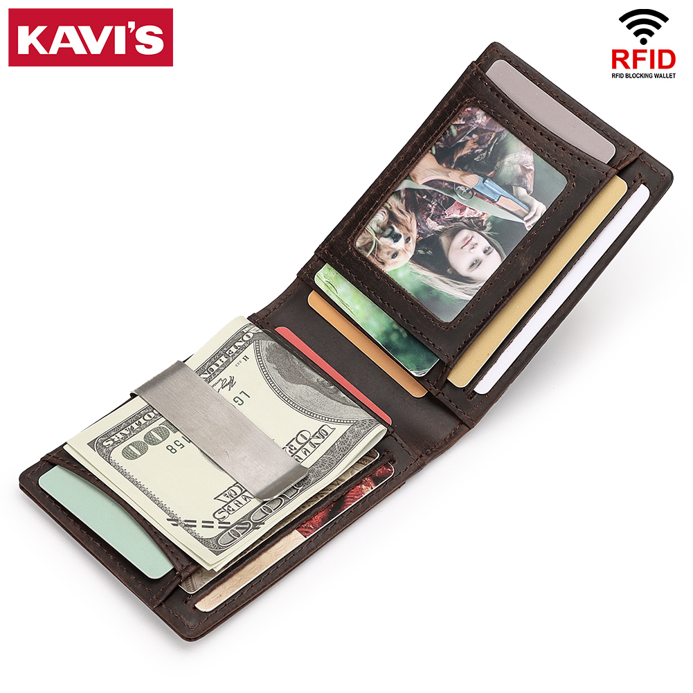 Money Clip Slim - Kavis carteira com clipe de dinheiro