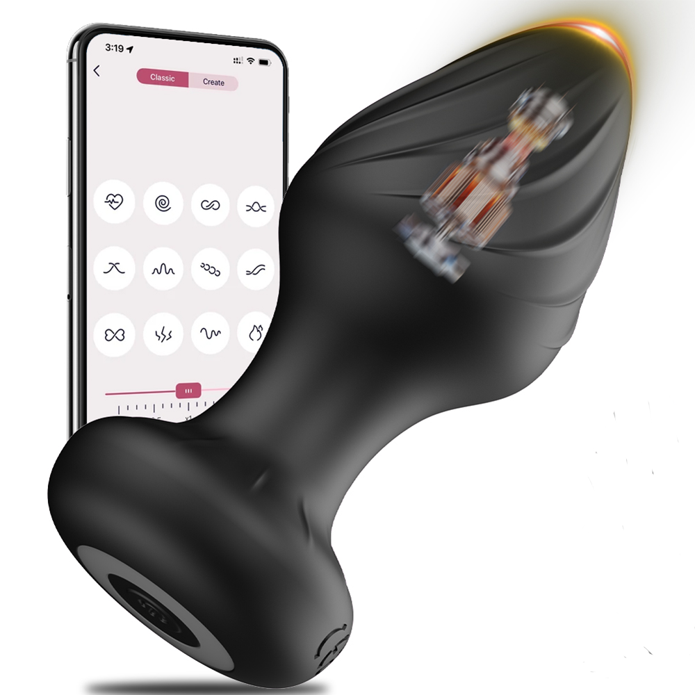 Men Accessories App - Vibrador Anal Controlado por APP, Plug