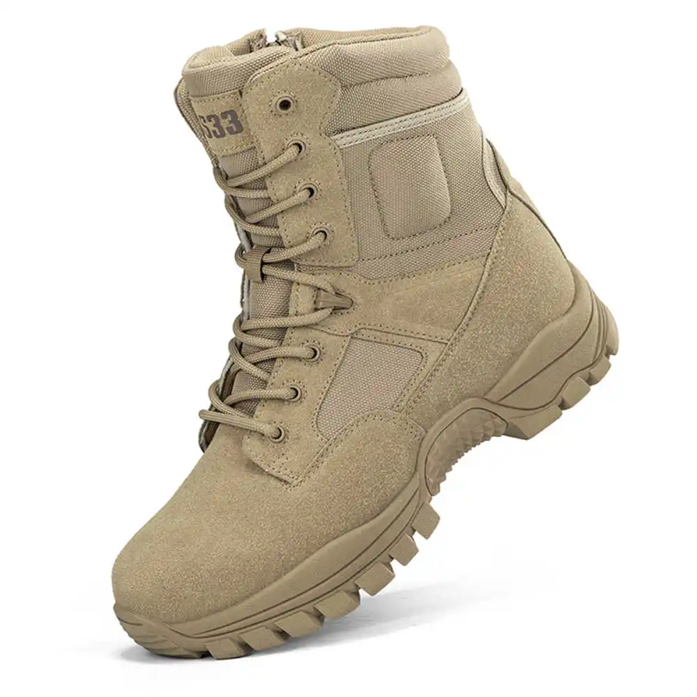 Men'S Accessories Gift Set Branded - Botas de caminhada de couro genuíno