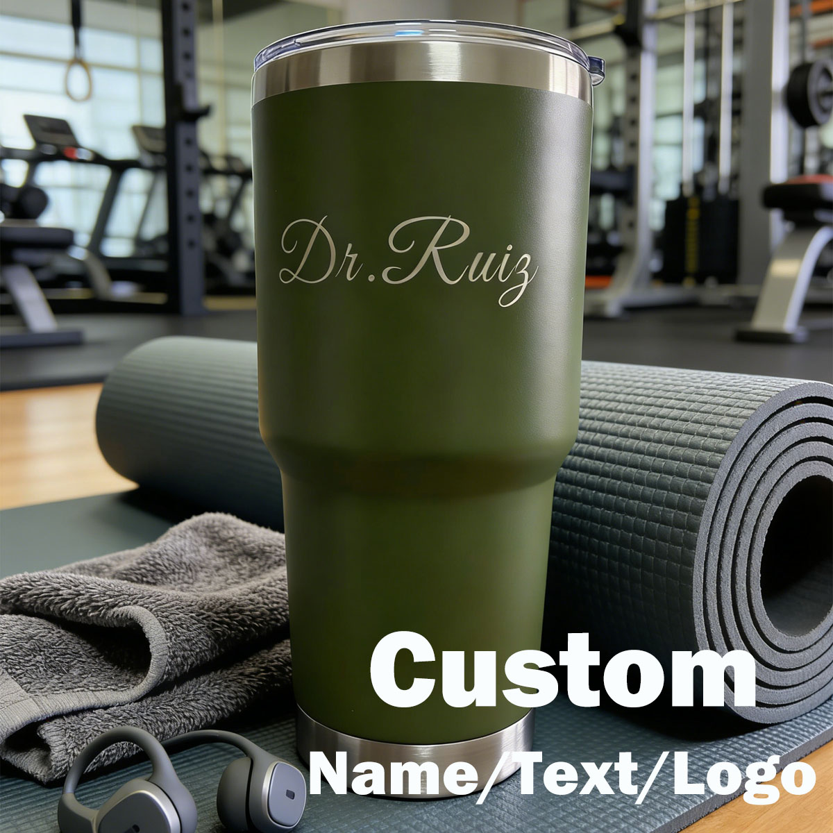 Flask Stainless Steel - Copo Térmico Personalizado de 30 oz