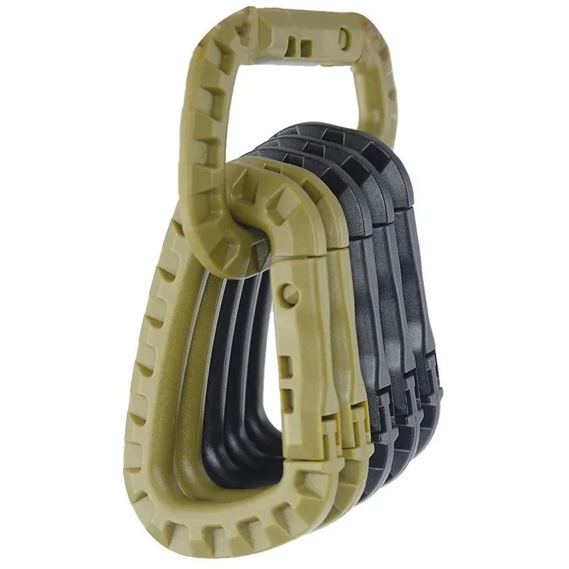 Keychain Multi Tool - Conjunto de mosquetão tático plástico aço