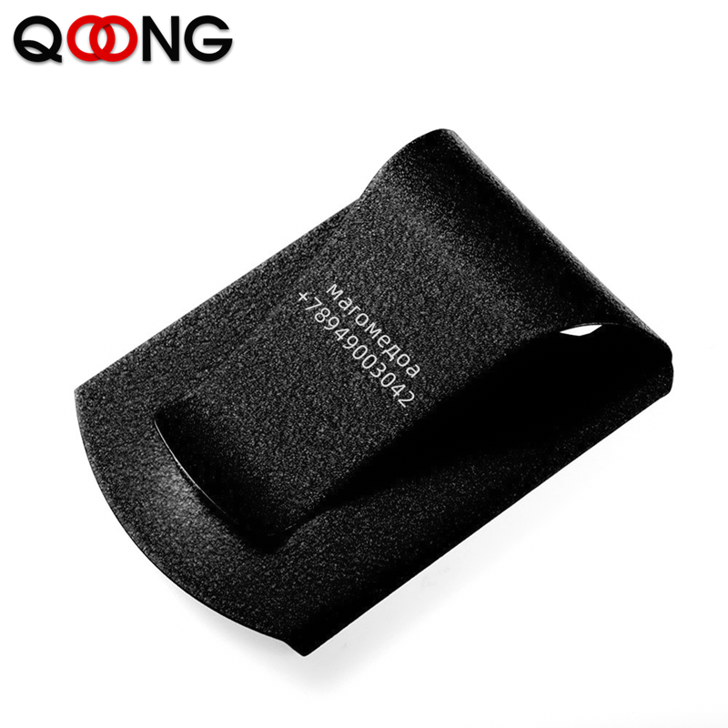 Money Clip Slim - Qoong braçadeira personalizada com letras em