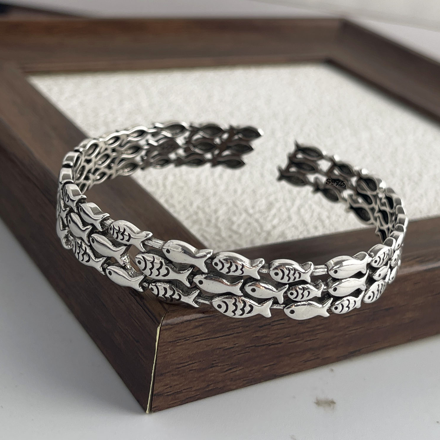 Men'S Accessories Trending - Pulseiras de prata esterlina 925 para