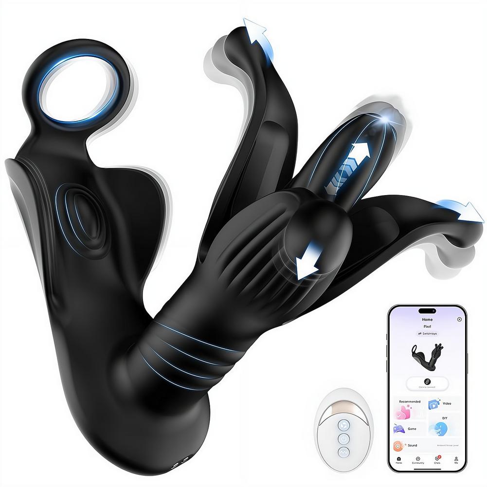 Men Accessories App - Vibrador Anal Bluetooth com Controle Remoto