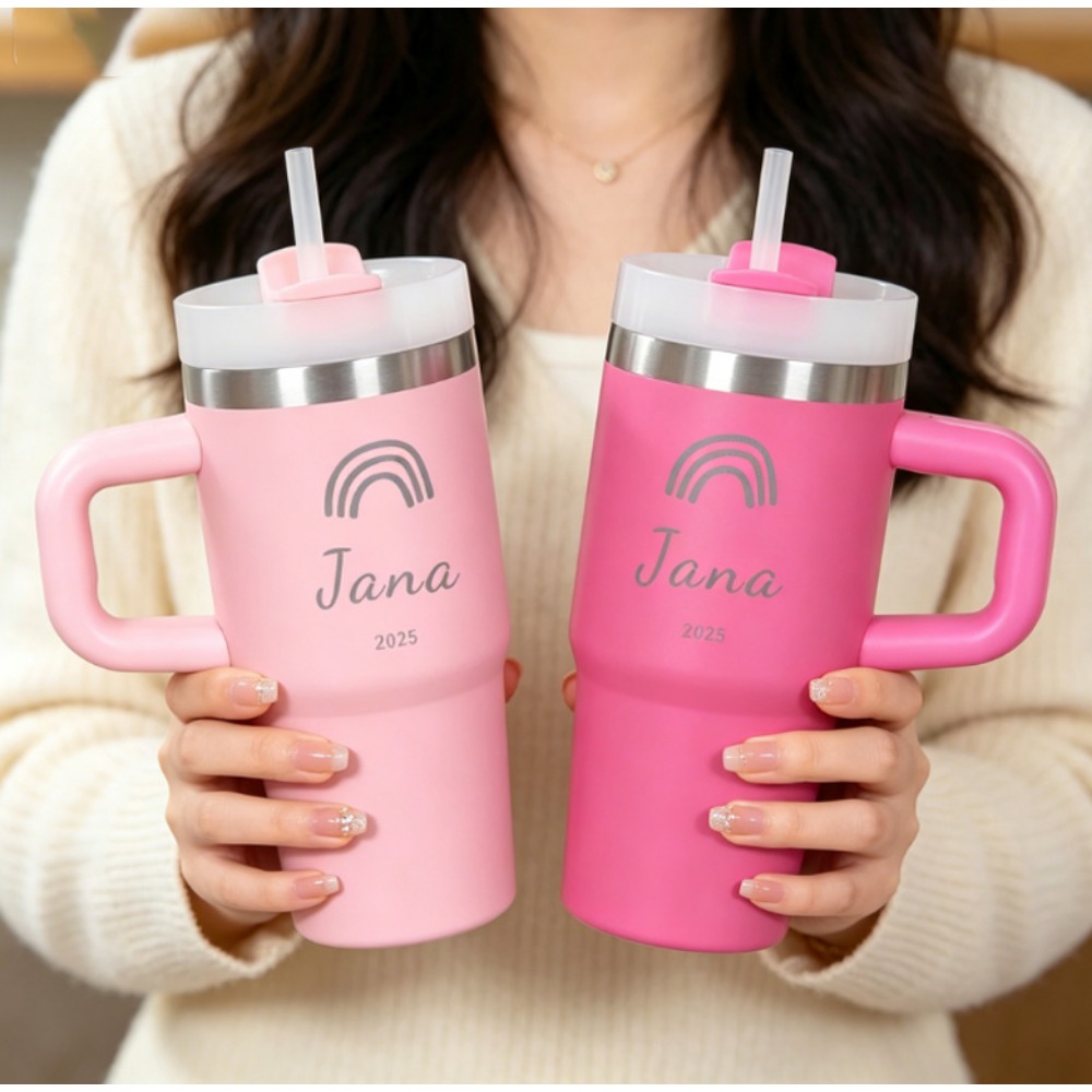 Flask Stainless Steel - Garrafa Térmica Personalizada de 414ml com