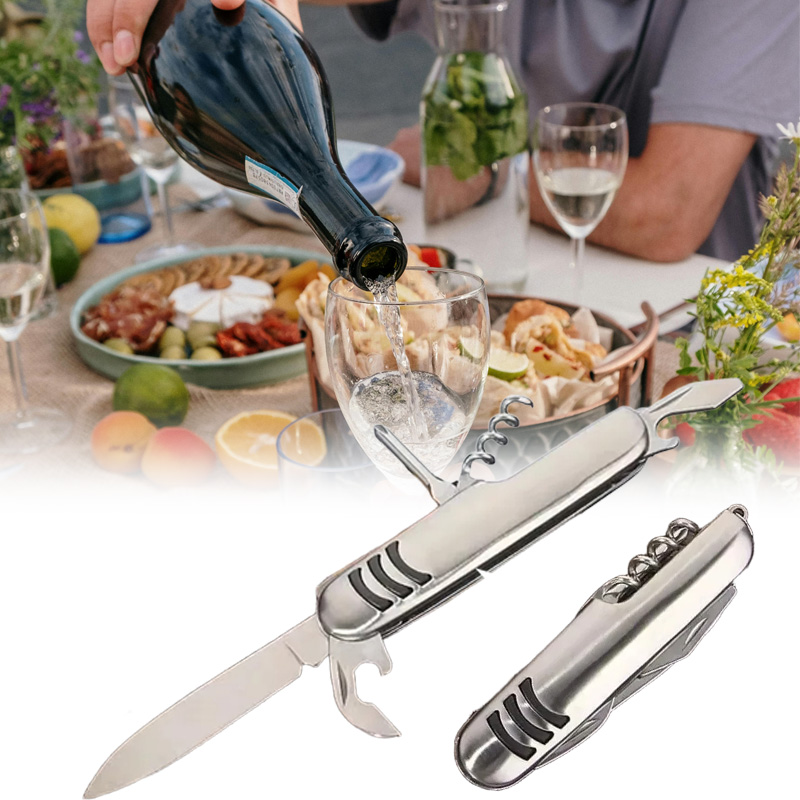 Keychain Multi Tool - 5 em 1 faca multiuso multiferramentas