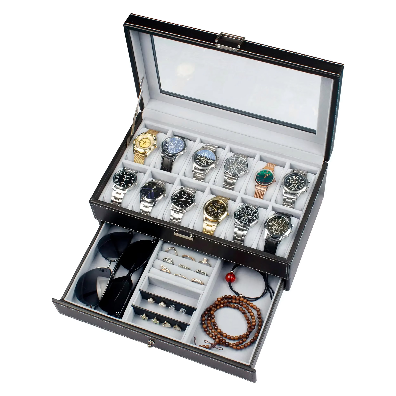 Men Accessories Organiser - Novas caixas de armazenamento de relógio