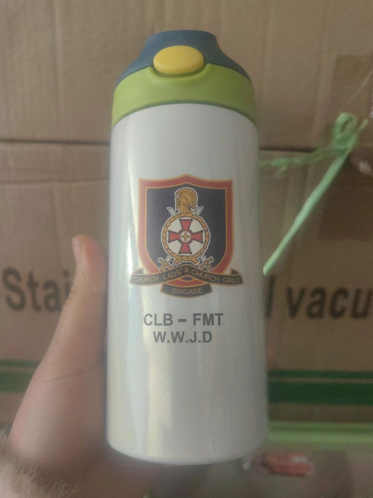 Flask Stainless Steel - Copo Sippy Personalizado com LOGO de