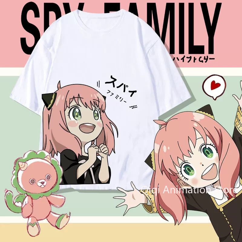 Men'S Accessories Clothing - Camiseta de manga curta SPY×FAMILY Anime