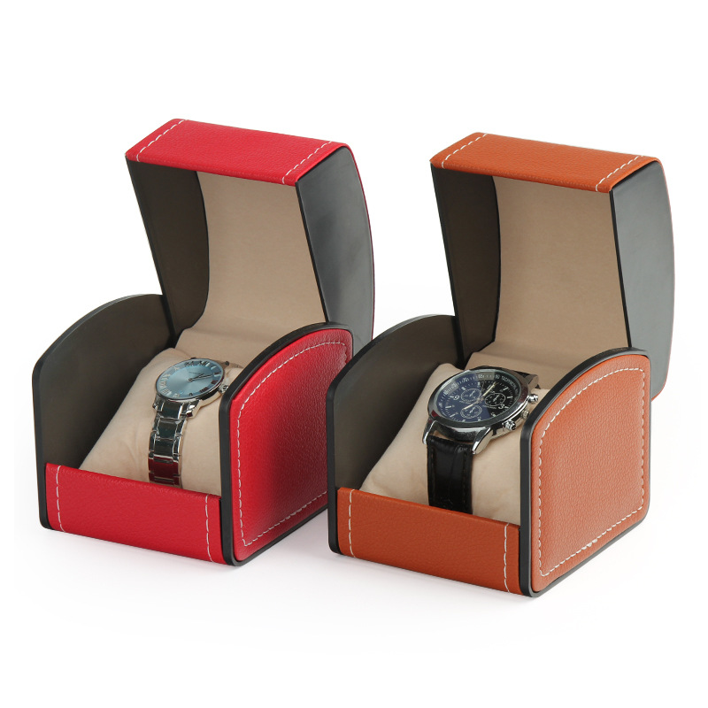 Men Accessories Organiser - Caixa de relógio de couro PU,