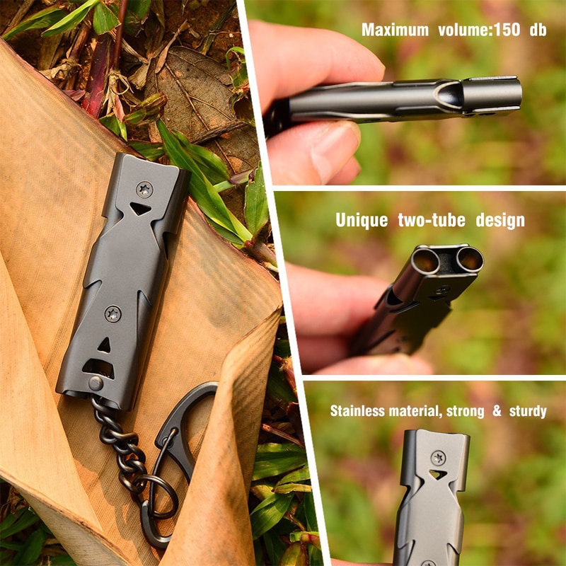 Apito de sobrevivência edc ao  - Keychain Multi Tool avaliação e preço