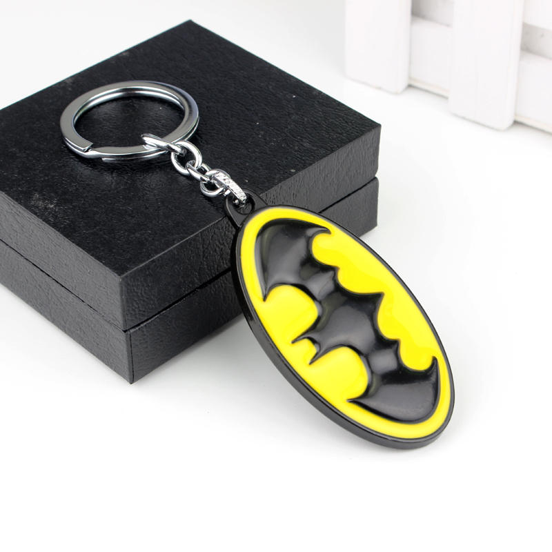Chaveiro de metal oval preto e - Men'S Accessories Trending avaliação e preço