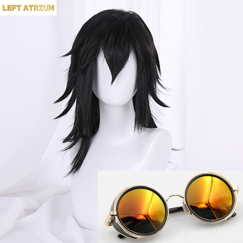 Peruca de Cosplay Preta do Ani - Men'S Vampire Accessories avaliação e preço
