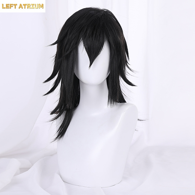 Peruca de Cosplay Preta do Ani - Men'S Vampire Accessories avaliação e preço