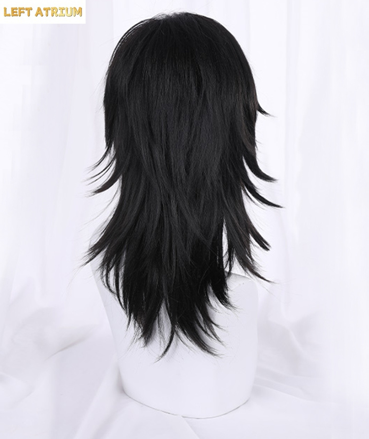 Peruca de Cosplay Preta do Ani - Men'S Vampire Accessories avaliação e preço