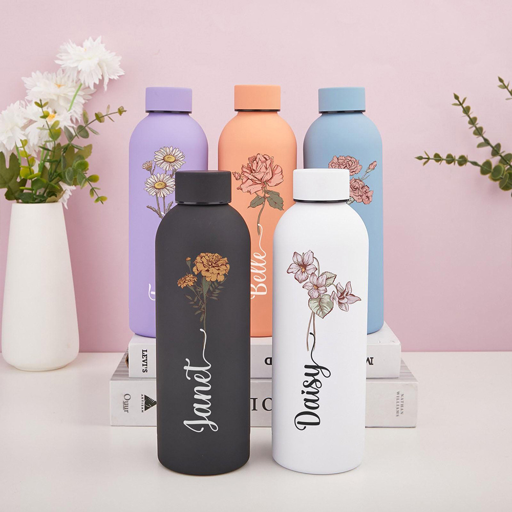 Garrafa de Água Floral Persona - Flask Stainless Steel avaliação e preço