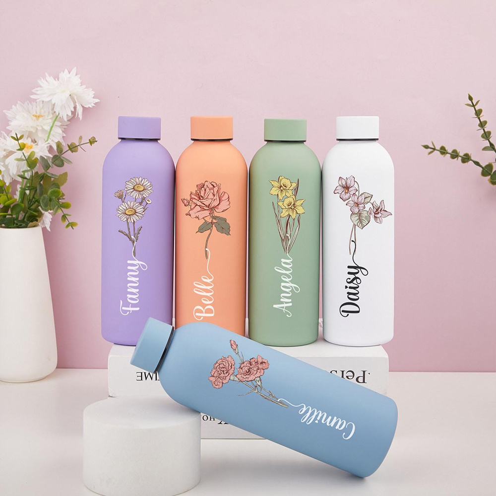 Garrafa de Água Floral Persona - Flask Stainless Steel avaliação e preço