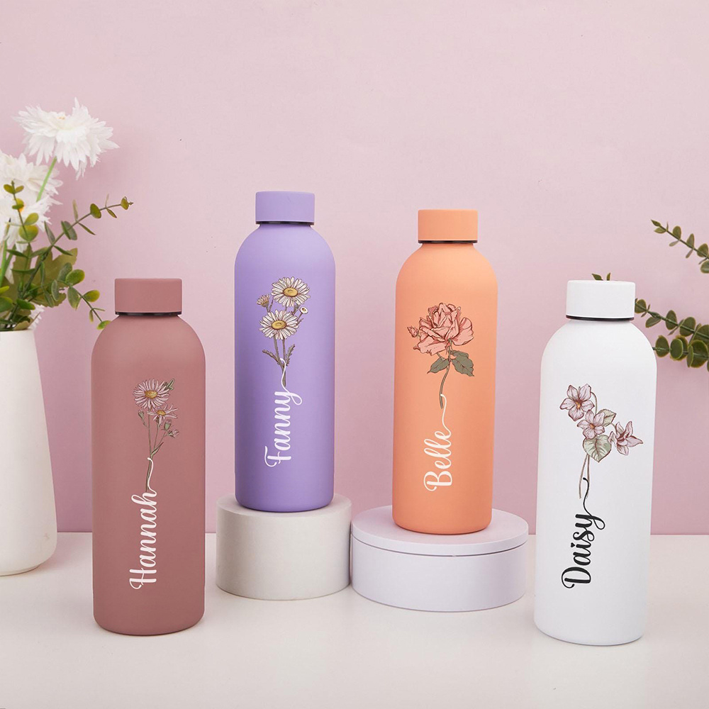 Garrafa de Água Floral Persona - Flask Stainless Steel avaliação e preço