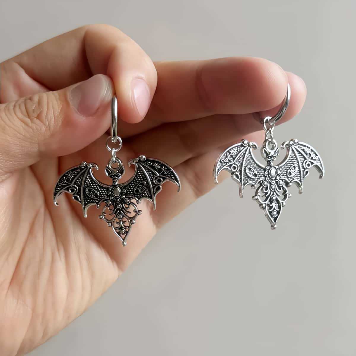 Brincos de morcego vampiro, jo - Men'S Vampire Accessories avaliação e preço