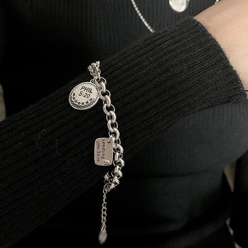 925 pulseiras de prata esterli - Men'S Accessories Trending avaliação e preço