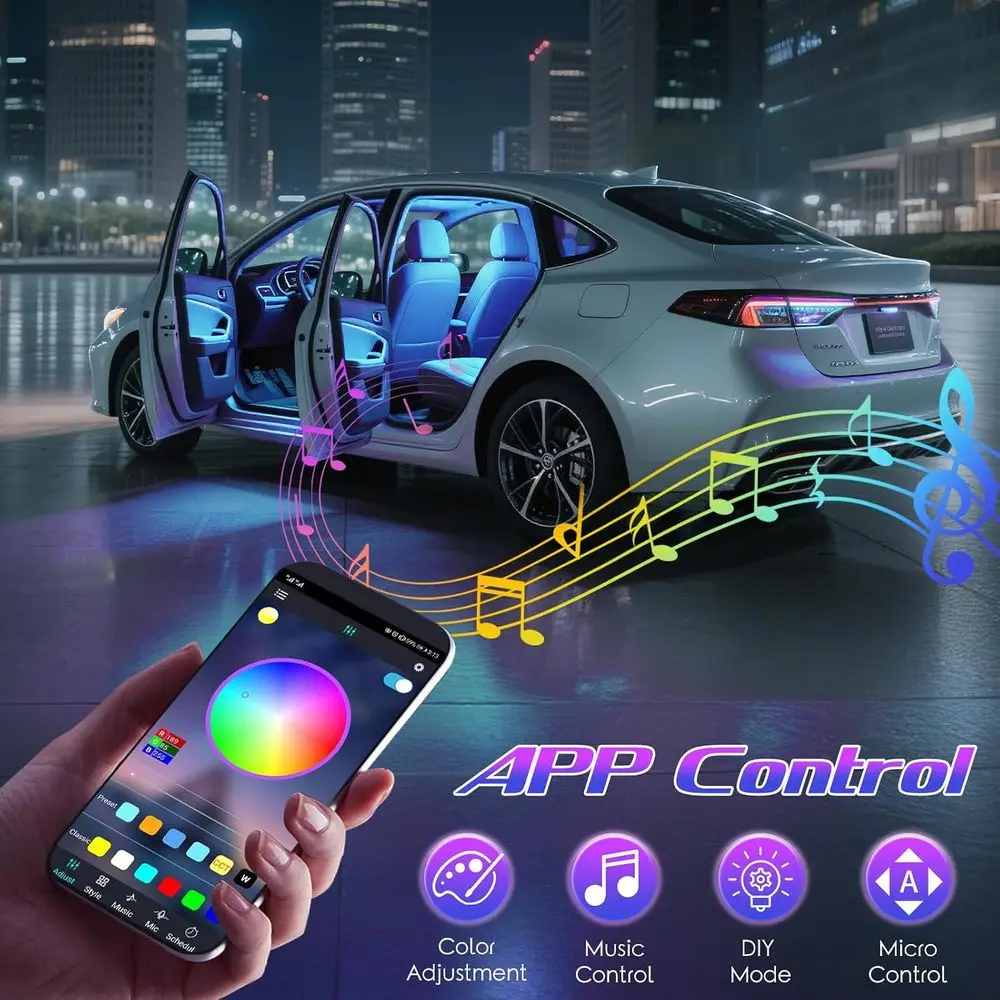 Luzes LED ou Acessórios de Car - Men Accessories App avaliação e preço