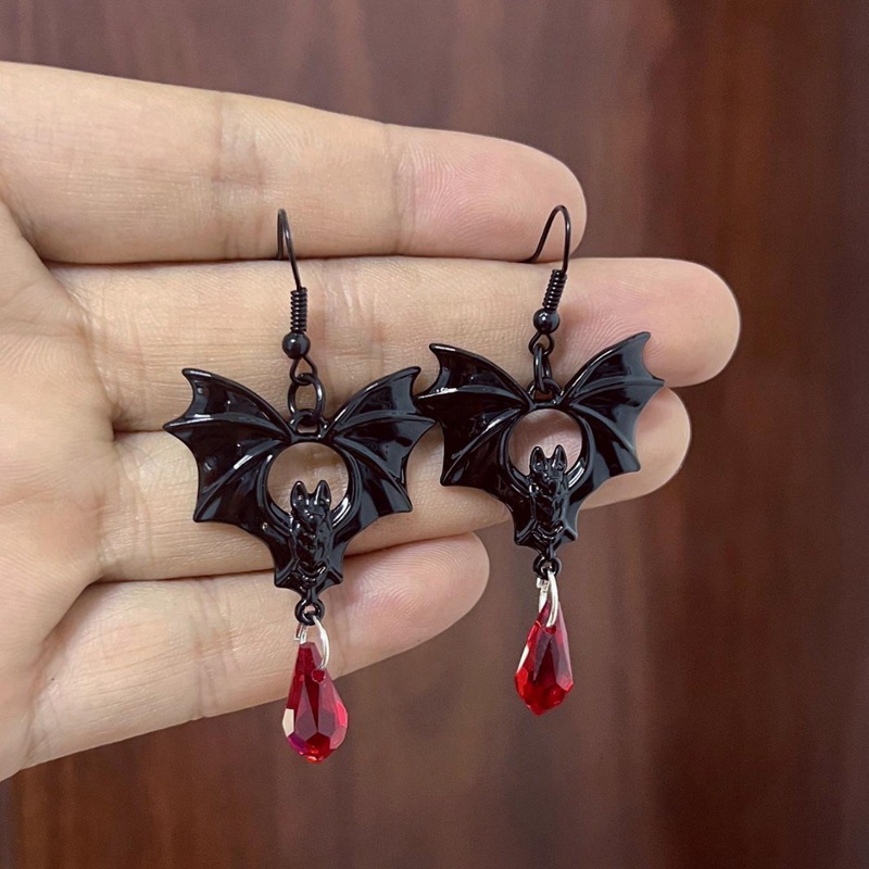 Gothic Vampire Bat Earrings fo - Men'S Vampire Accessories avaliação e preço