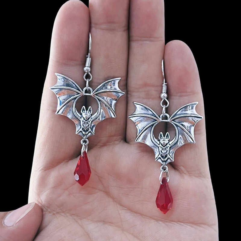 Gothic Vampire Bat Earrings fo - Men'S Vampire Accessories avaliação e preço