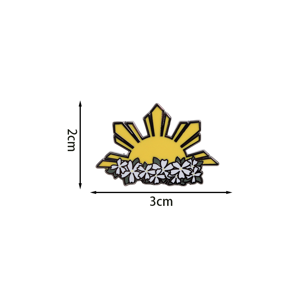 Broche de flor sol filipino e  - Men'S Accessories Philippines avaliação e preço