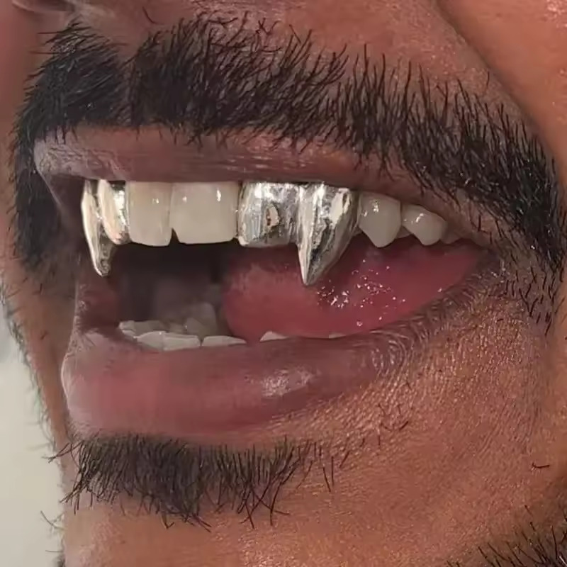 Topgrillz vampiro diy duplo pr - Men'S Vampire Accessories avaliação e preço
