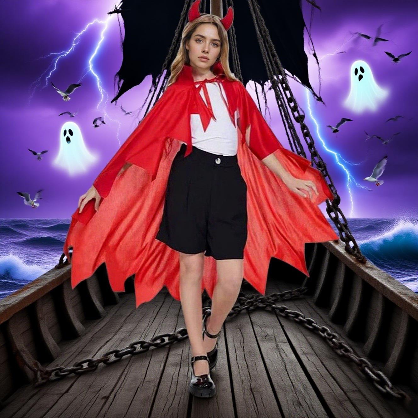 Capa de vampiro, roupas de vam - Men'S Vampire Accessories avaliação e preço