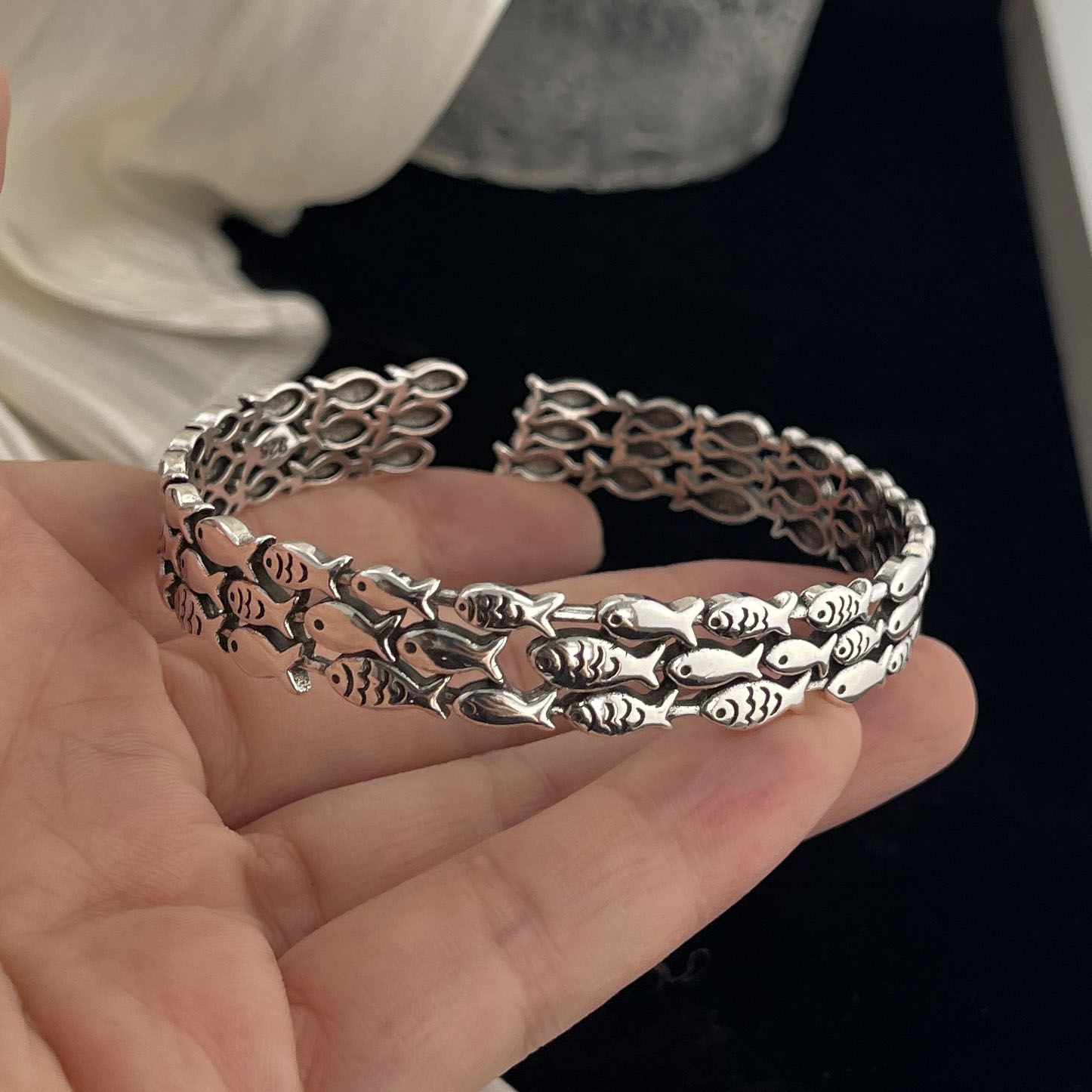 Pulseiras de prata esterlina 9 - Men'S Accessories Trending avaliação e preço