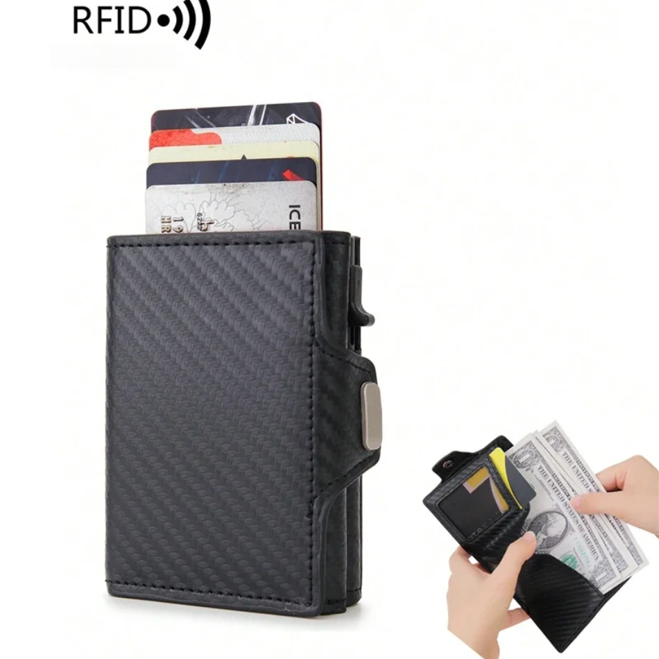 Carteira Pop-Up com Bloqueio R - Bifold Leather Wallet avaliação e preço