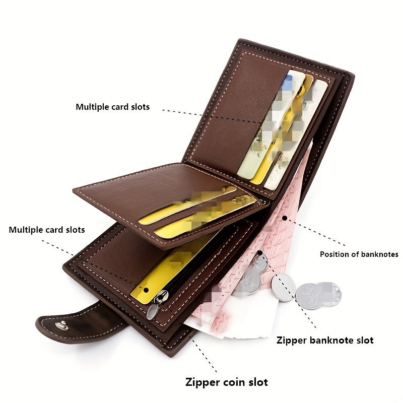 Carteira Bifold de Couro Fosco - Bifold Leather Wallet avaliação e preço