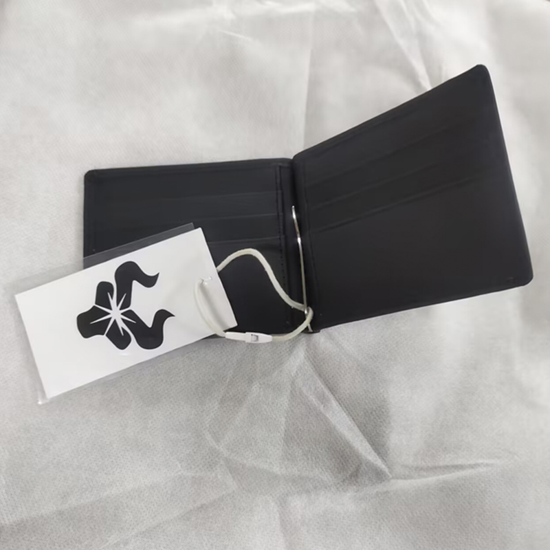 100% couro genuíno masculino b - Money Clip Slim avaliação e preço