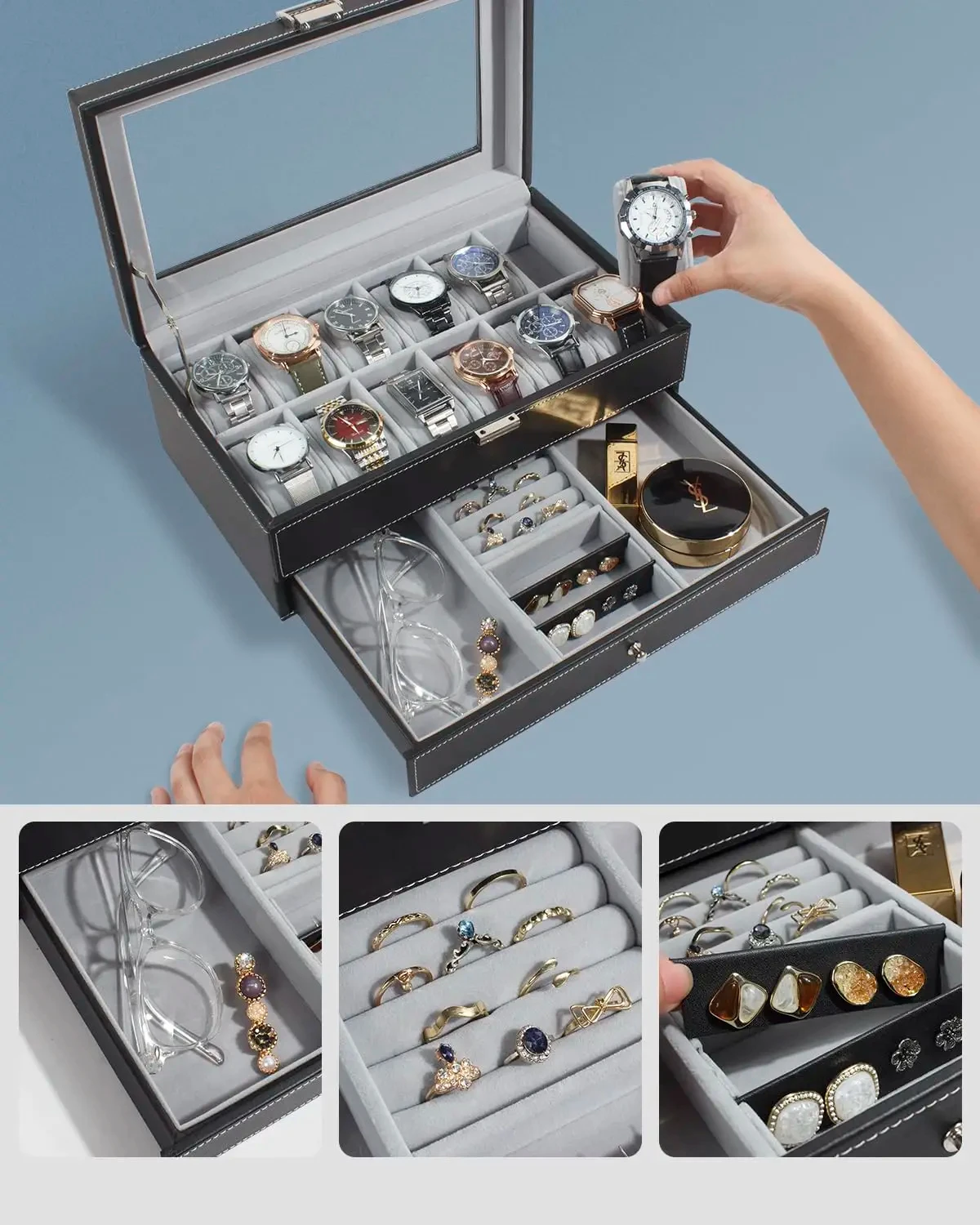 Novas caixas de armazenamento  - Men Accessories Organiser avaliação e preço