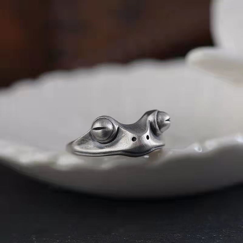 Anel de sapo retrô angustiado  - Men Accessories Drawing avaliação e preço
