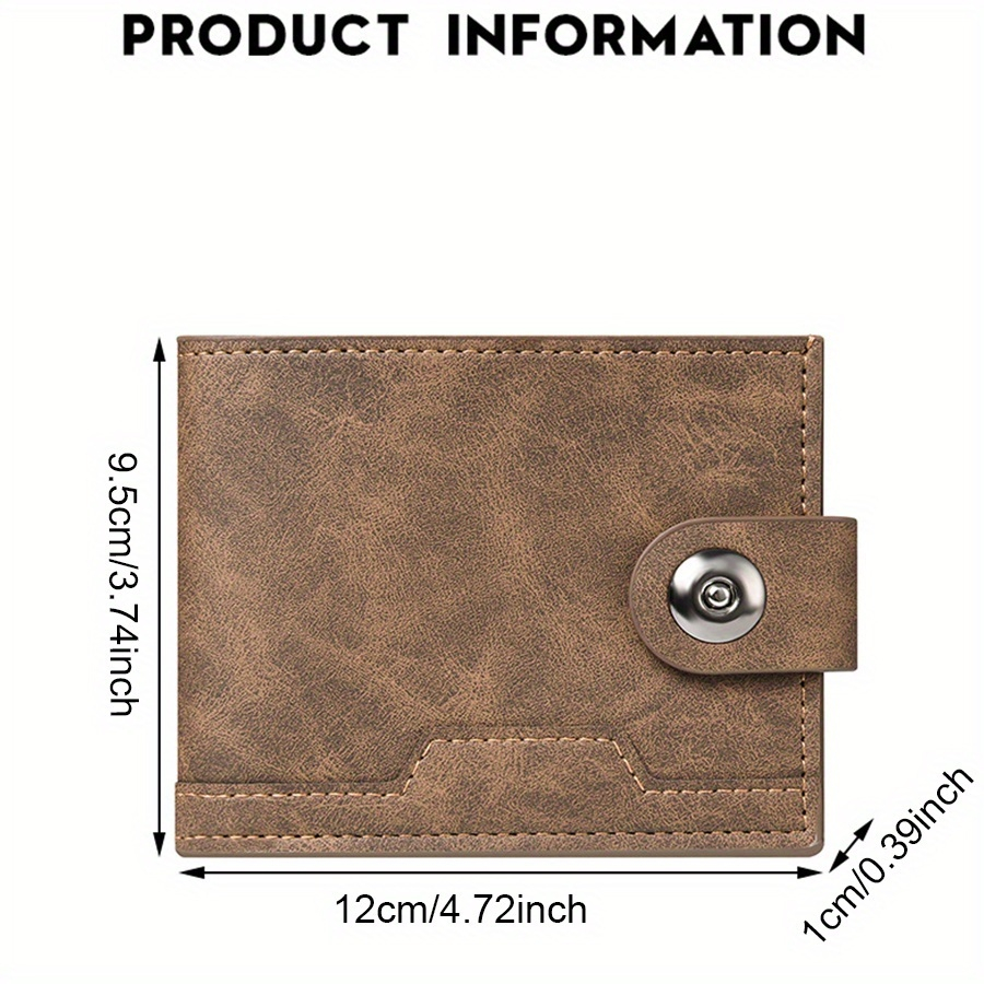 Carteira masculina clássica pe - Bifold Leather Wallet avaliação e preço