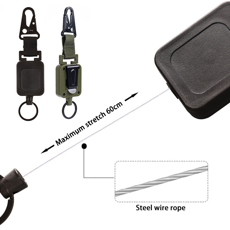 Alta qualidade 60cm fio de aço - Keychain Multi Tool avaliação e preço