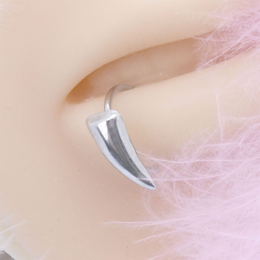 Anel labial falso de aço inoxi - Men'S Vampire Accessories avaliação e preço