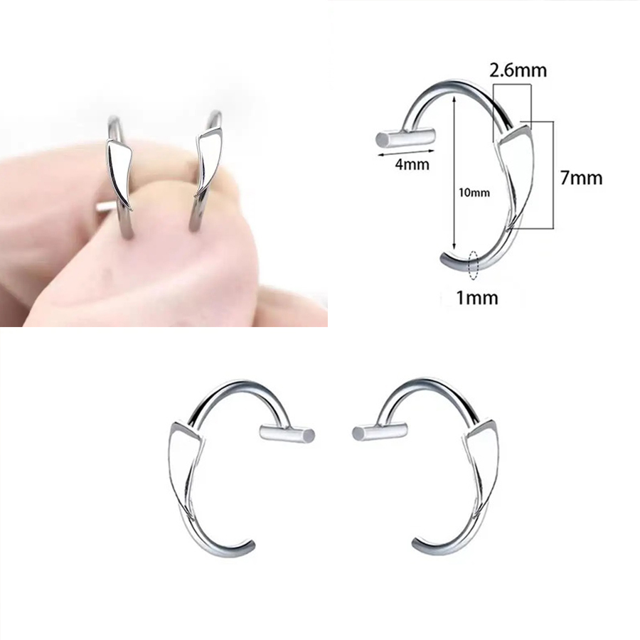 Anel labial falso de aço inoxi - Men'S Vampire Accessories avaliação e preço